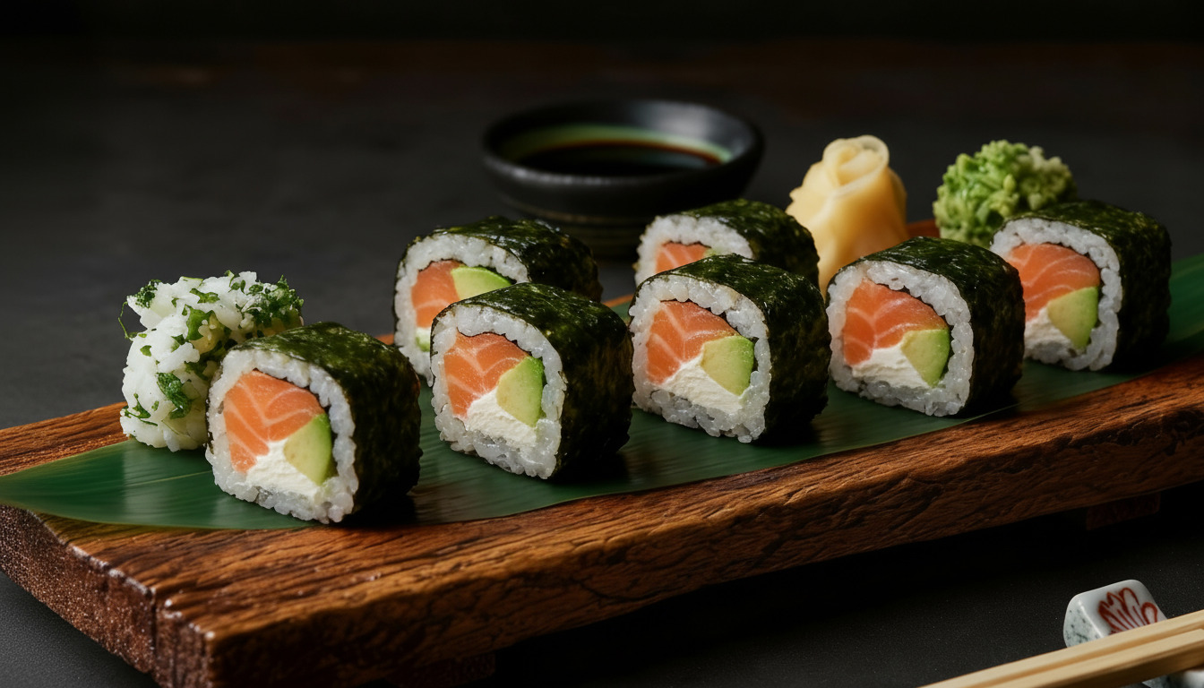 salmon philadelphia y aguacate